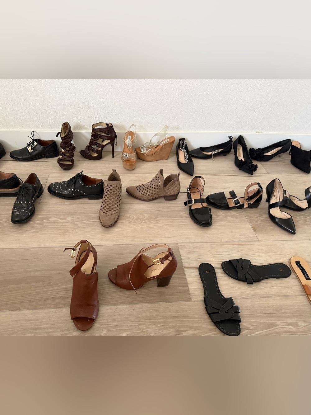 Various Brands and styles. Sizes range from 5.5-6. $30 p/pair.Bundle and save!